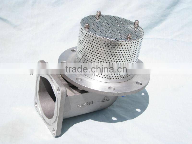 4" Aluminum Tanker Bottom valve square flange