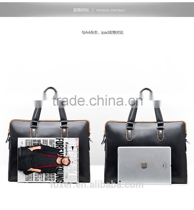 business men bag leather men pu briefcase bag