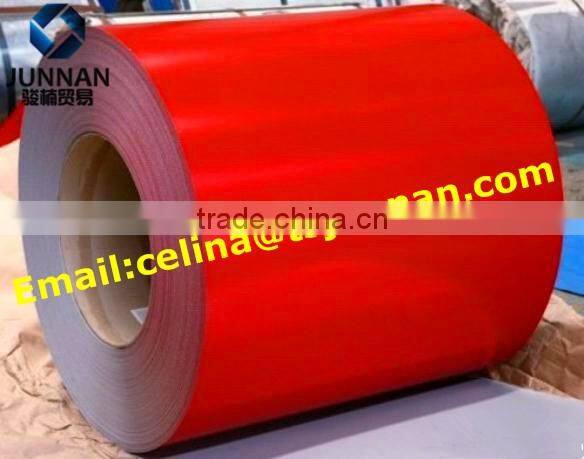 Color Coated Steel Coils PPGI for Roofing Building any color as requirement