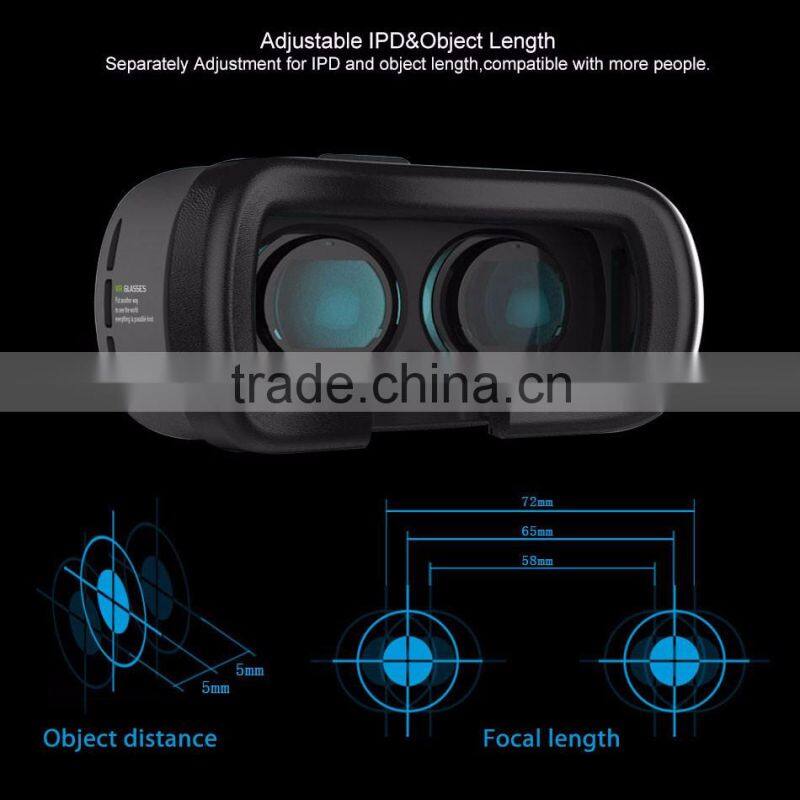 Cardboard 3d vr box 3.0 Pro1.0 Version Virtual Reality vr box 2 3D Glasses vr box 2.0 with remote