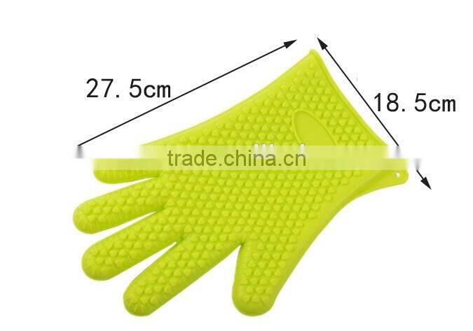 Lovely kitchen silicone cooking gloves