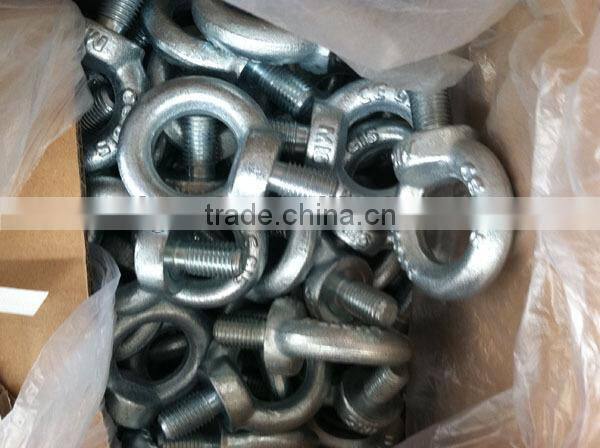 DIN580 Forged Lifing Galvanized Eye Bolt Rigging
