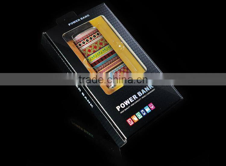 2015 Hot leather cover slim power bank for sony ericsson