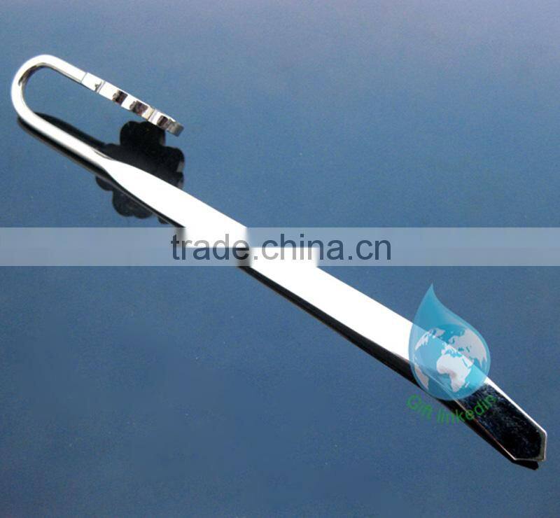 Four-leaf clover metal bookmark/custom 3d bookmark china supplier
