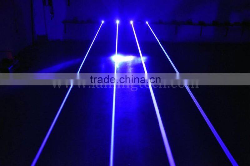 LN340 2400mW Blue 8-Head Mobile Fat-Beam Laser Net