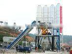 60m3-150m3/h belt conveyor batch plant concrete