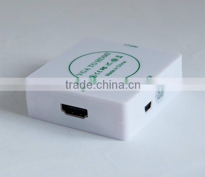 1080P Audio synchronization with Video Converter Box VGA TO HDMI Converter