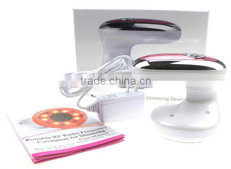 Promoton handheld mini led rf 3 in 1 ultrasonic slimming device for sale