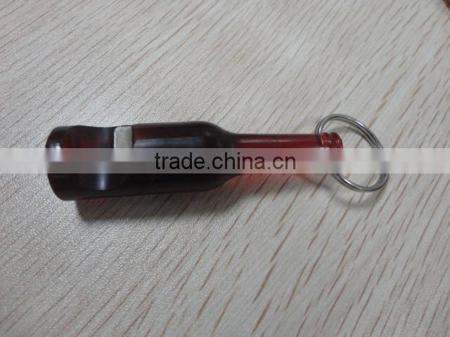 bottle shaped plastic bottle opener