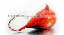 Multicolor Rain Drop Series Tungsten ice fishing jigs
