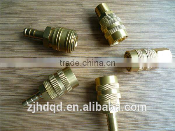 usa type quick coupler, air quick coupler for hose barb 1/4" -3/8" BSPT thread