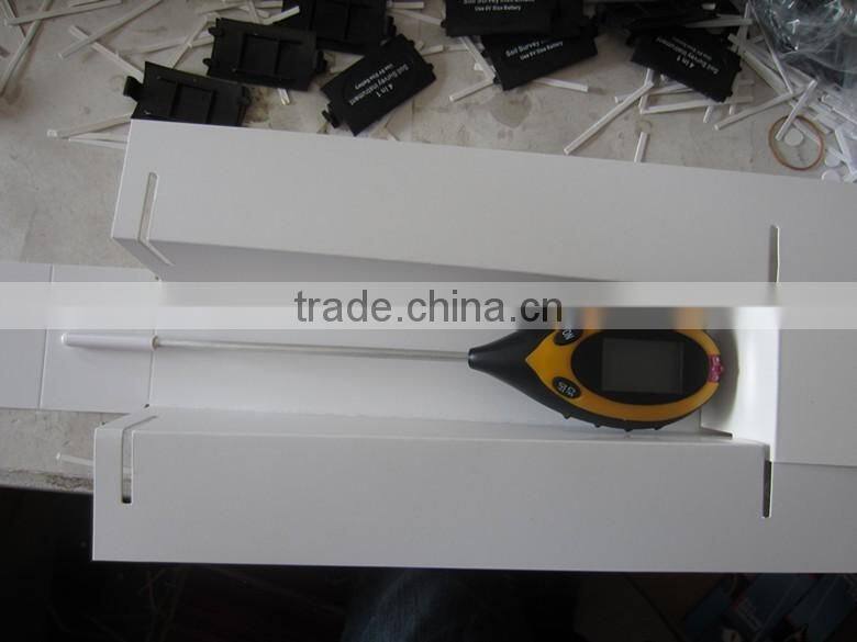 4 IN 1 Soil Moisture Monitor, Soil PH Value, Soil Temperature and Sunlight Intensity Tester