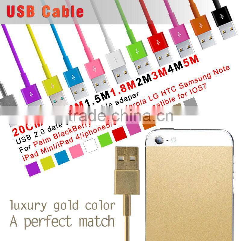 Micro USB Cable 1m 2m 3m 4m 4.5m Data sync Charger cable for HTC,Samsung,Panasonic,Blackberry,Nokia,Sony-Ericsson