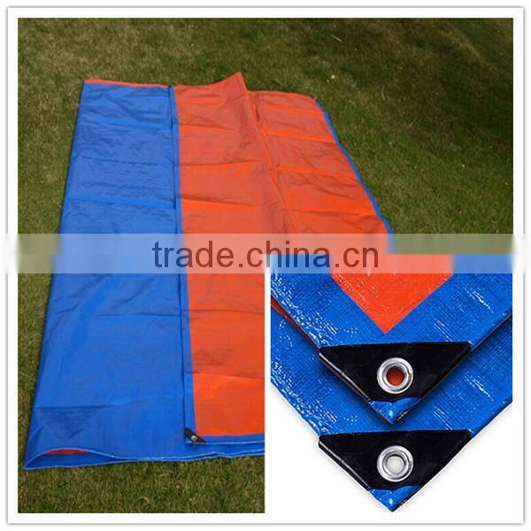 PE rainproof woven mesh tarp design for wedding,aluminum eyelet outdoor tent tarp fabric