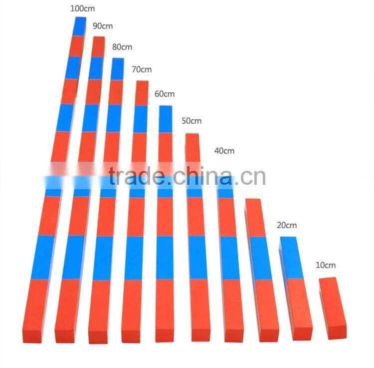 Kindergarten teaching materials montessori sensorial wooden toys