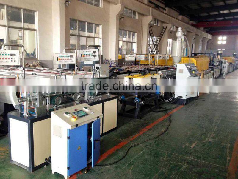Horserider Single Wall Corrugated Flexible Pipe Production Line/Plastic Telescopic Pipe Machine/PVC Soft Pipe Extrusion Plant