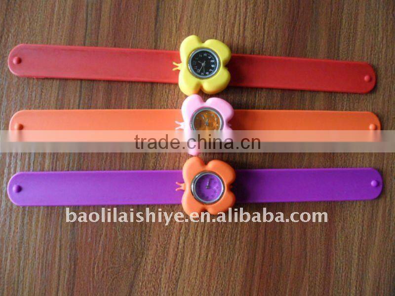 Varieties Of Silicone Slap Watch