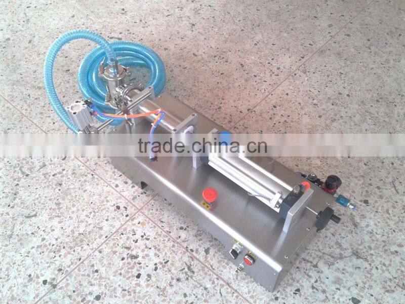 Hot sale semi automatic single head liquid filling machine for oil,perfume,mineral water,juice,soy milk G1WY