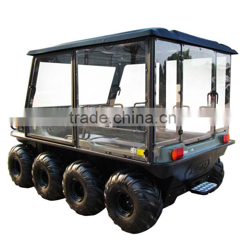 XBH 8X8-2 closed type vehicle 800cc 8 Wheel rainning proof go any way water motor vehicle ATV