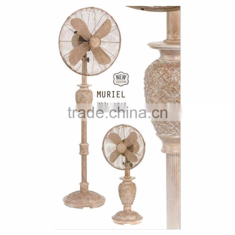 Decorataive Raleigh Floor Standing Portable Fan, Brown, 60W, Copper Finish