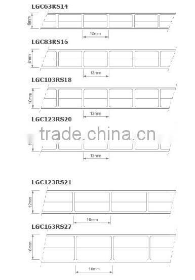 Gensin 10-year warranty UV resistant 8mm triple wall polycarbonate hollow sheet 2100*5800mm