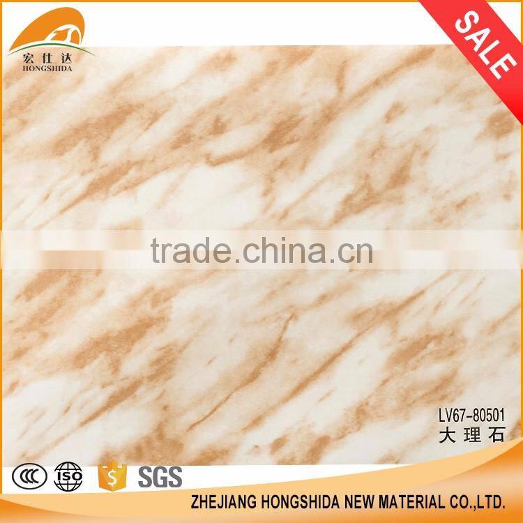 Soft emboss marble pvc film roll semi-hard Anti-UV pvc foil