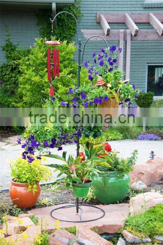 Outdoor Indoor Yard Metal Flower Stand Tree Hanging Butler Garden System
