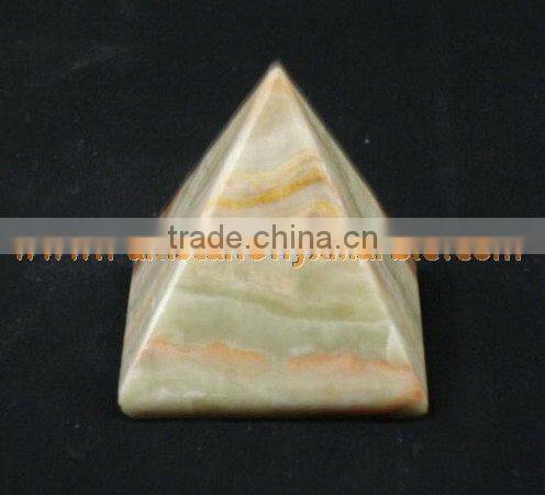 MANUFACTURER AND EXPORTERS CUSTOM DESIGN AND SIZE ONYX PYRAMIDS HANDICRAFTS