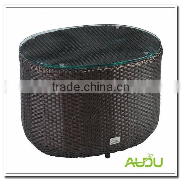 Audu Aluminum Resin Wicker Lounger Stool