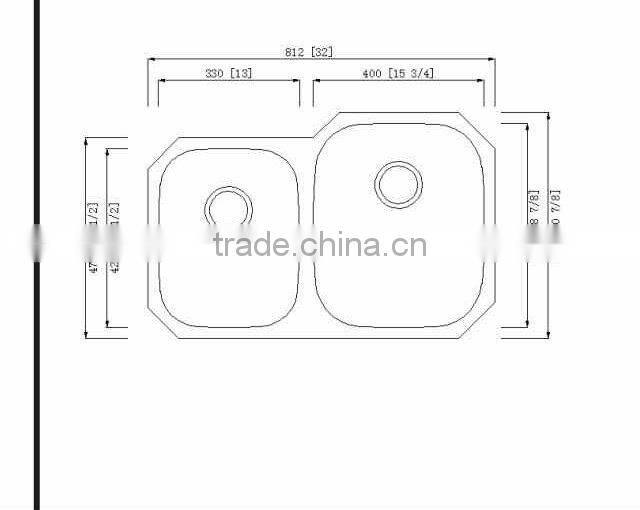 Stainless steel kitchen Sink Double Bowle