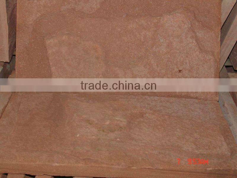 red sandstone walling mushroom