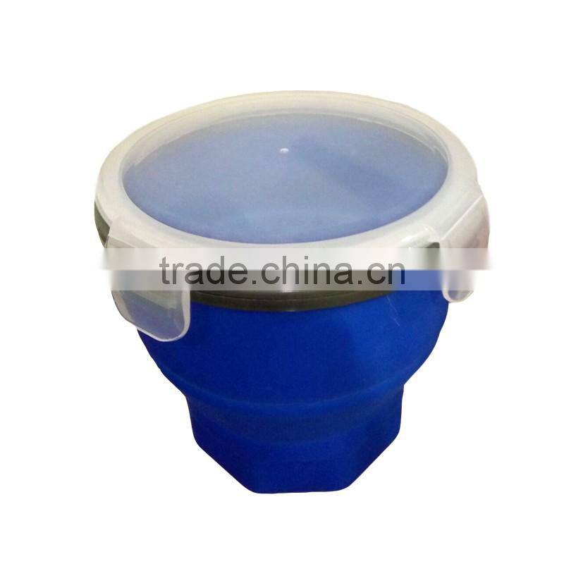 500ml Cheap silicone container supplier