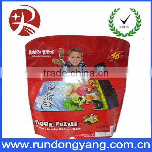 Plastic aluminum foil stand up bag with Zipper