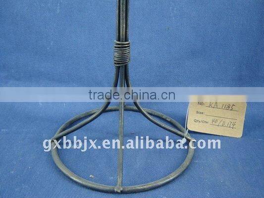 White pearl black wire decorative desk metal lantern