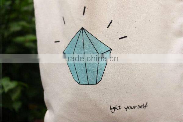 cotton canvas shopping bag