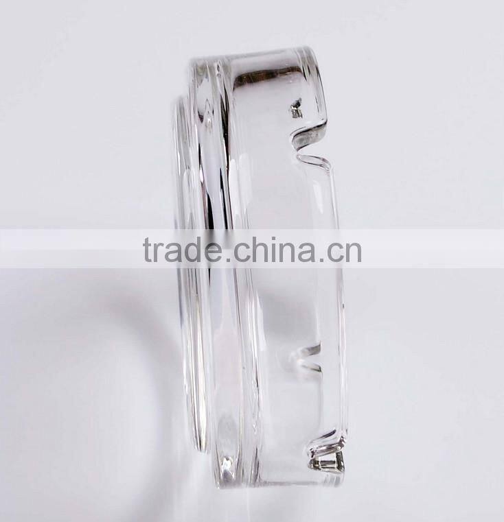 clear/colored glass cigar ashtrays