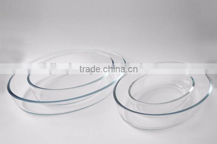 heat resistance glass fish baking tray dish for oven