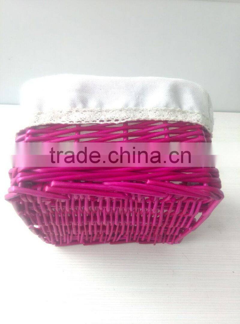 Willow Type and storage Basket Product Type Small Wicker basket for towel