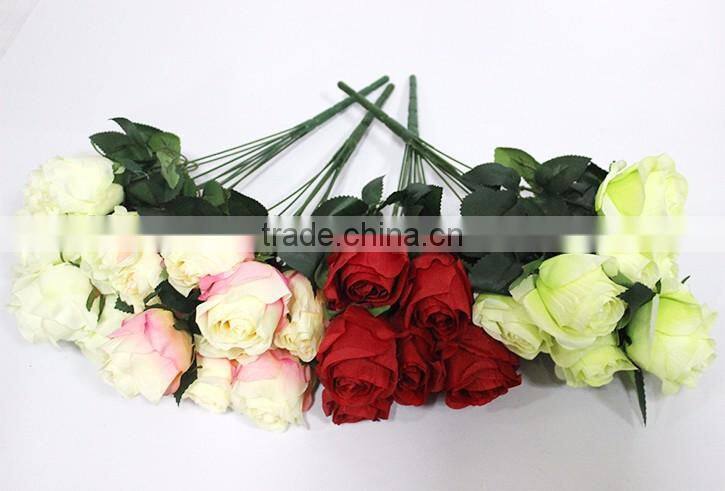 SJ-L0583 rosa artificial fabricados na China