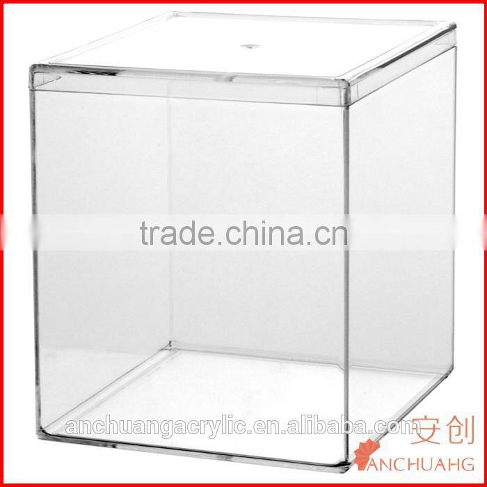 Acrylic Box/Case Plastic Container with Removable Lid