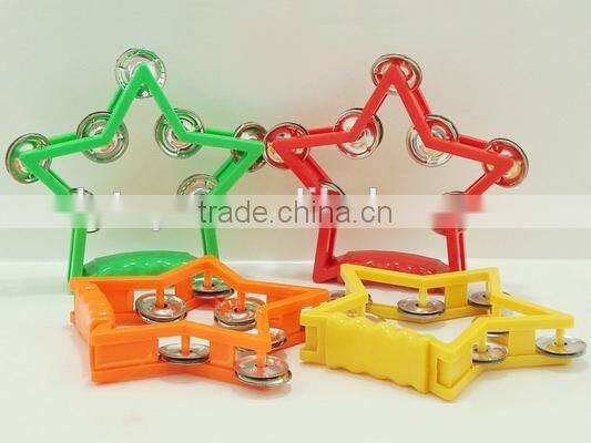 Colorful Hand bell for school Hand Bell Toy Novel Design Tambourine