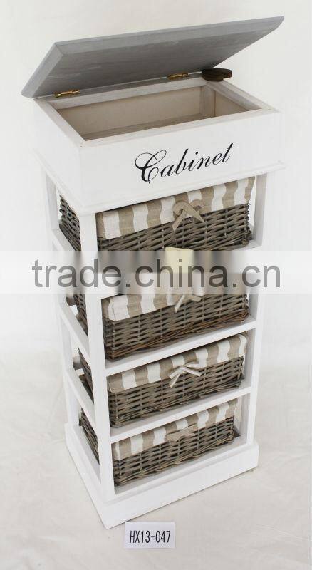 2013 newly arrival vintage furniture closets of woven drawer