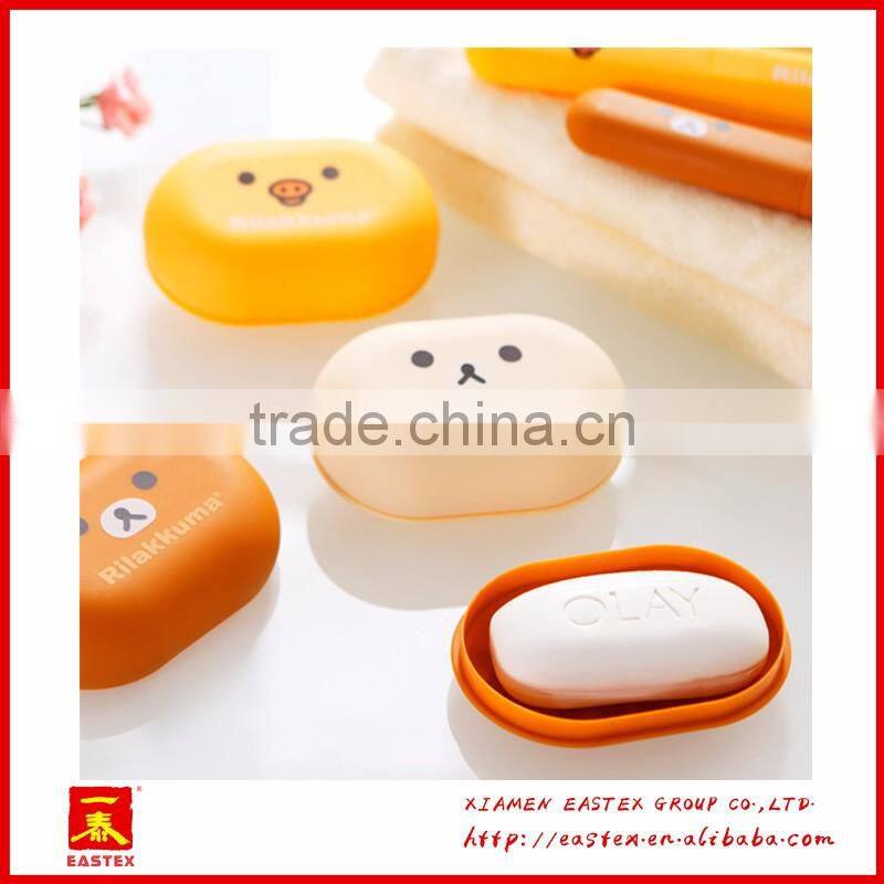 New Style , Custom Easy Carry Travel Square Plastic Soap Box/Soap Stand