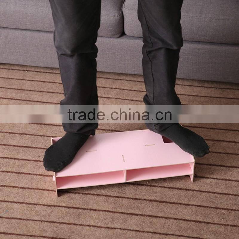 Creative Desktop DIY wood increased computer rack