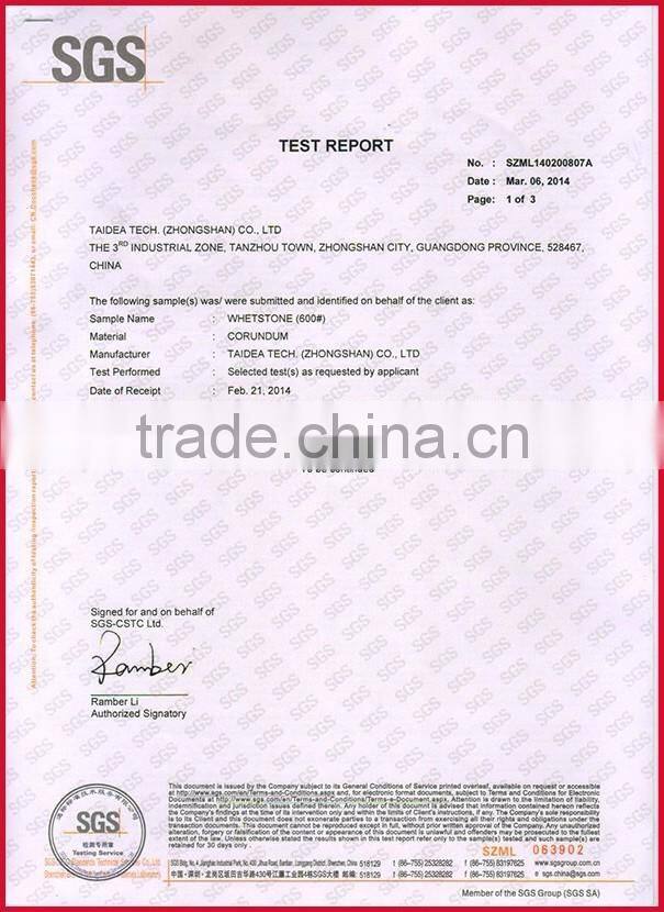 GRINDER Best Premium Corundum Sharpening Stone