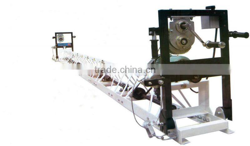 2015 Factory supply single wheel,self leveling screed,construction concrete screed machine