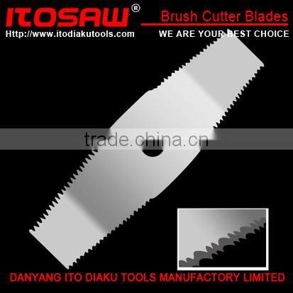 ITO-B-31 Mower blade for Grass trimmer blade SK-5 material size from 230mm to 600mm, thickness from 1.0mm to 3.0mm