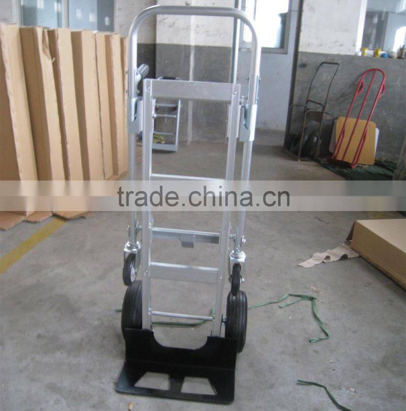 aluminum platform airport foldable hand trolley