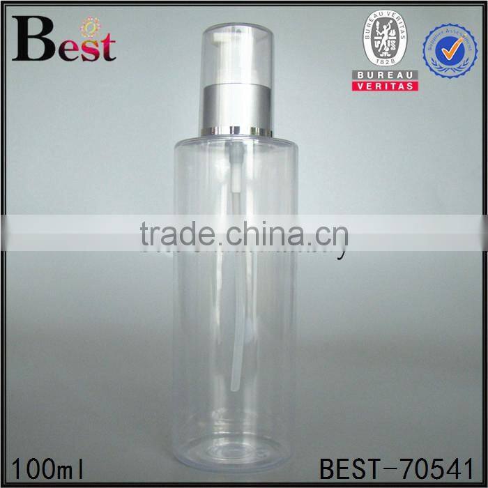 good market hot sale empty 30ml 50ml plastic spray bottle clear round plastic spray bottle cosmetic biodegradable plastic spray