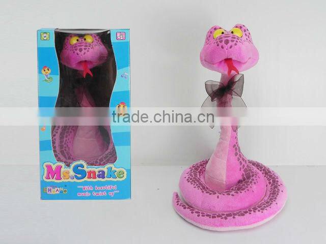 new voice control plush battery promotional snake toys for kids with CE